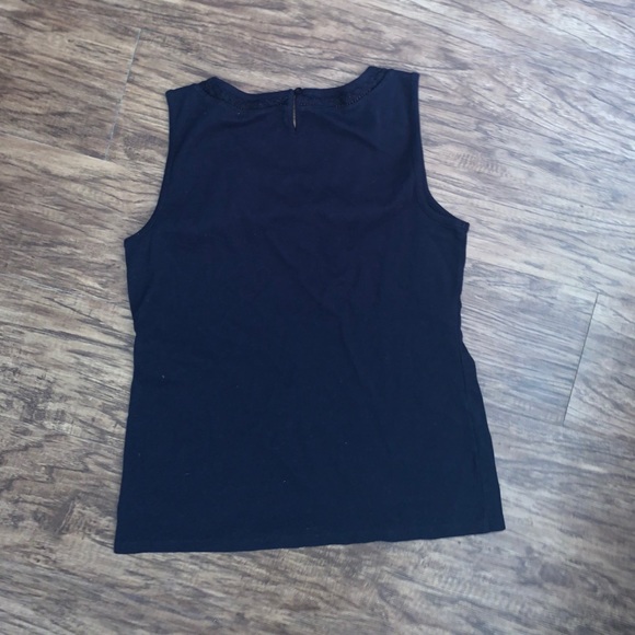 Talbots Womens Black Top - Picture 2 of 3